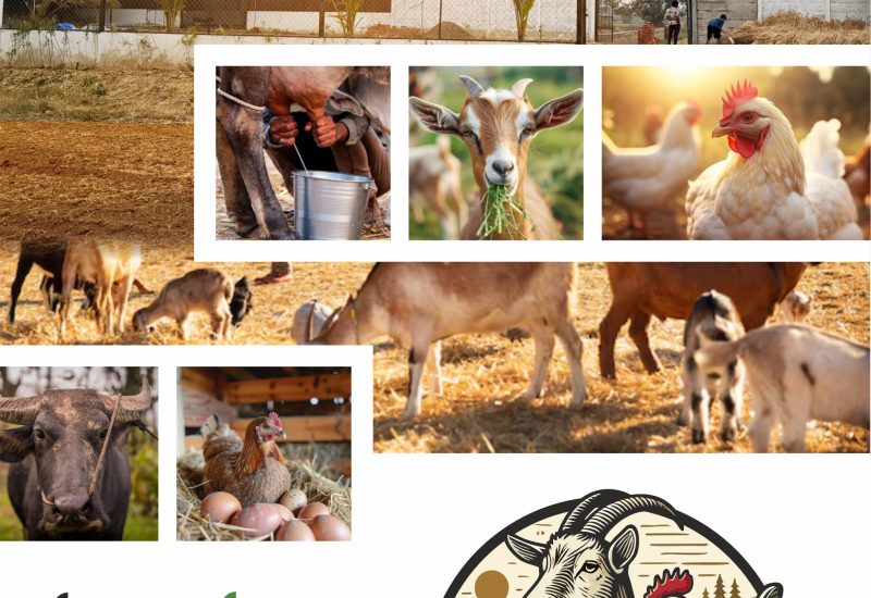 Kaifs (hen and goat farm) website banner design 21